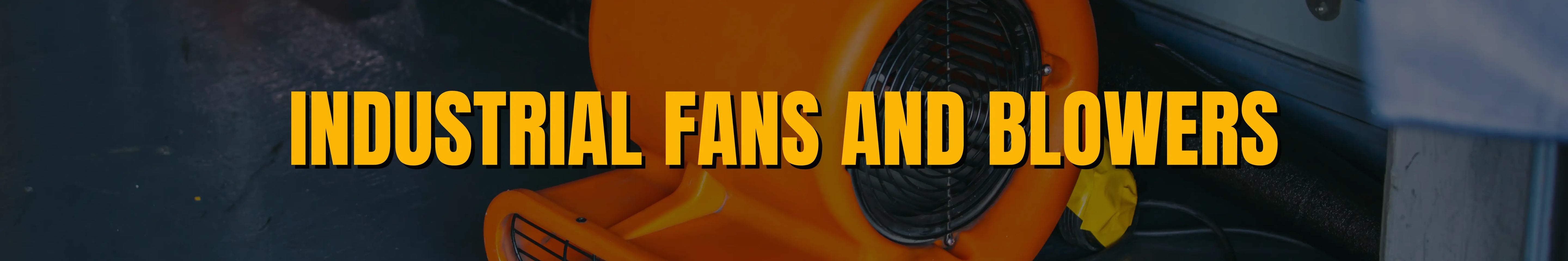 Industrial fans and blowers banner