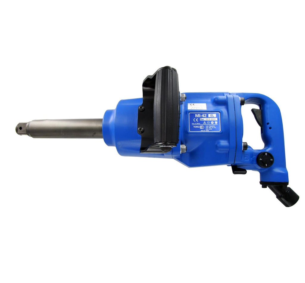 TOKU MI-42ESR/ELR 1" Impact Wrench Twin Hammer Straight Model - Premium 1" Impact Wrench from TOKU - Shop now at Yew Aik.