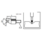 MITUTOYO 1200 Optional Accessory - Conical Point (Carbide) - Premium Conical Point from MITUTOYO - Shop now at Yew Aik.