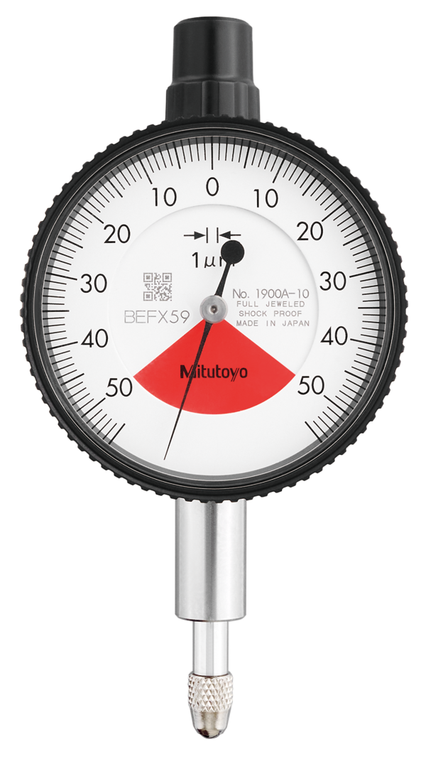 MITUTOYO 2977 One Revolution Dial Indicator Flat Back Inches - Premium One Revolution Dial Indicator Flat Back Inches from MITUTOYO - Shop now at Yew Aik.