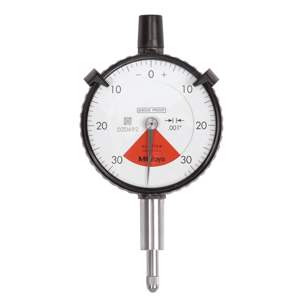 MITUTOYO 2978 One Revolution Dial Indicator Flat Back Inches - Premium One Revolution Dial Indicator Flat Back Inches from MITUTOYO - Shop now at Yew Aik.