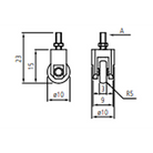 MITUTOYO 901 Optional Accessory for Digimatic - Roller Point - Premium Roller Point from MITUTOYO - Shop now at Yew Aik.