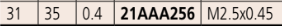 Mitutoyo 21AAA256 Needle Point Extension Rod, Ø0.4 x 31mm - Premium Needle Point Extension Rod from MITUTOYO - Shop now at Yew Aik.