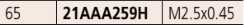 Mitutoyo 21AAA259H Extension Rod, Ø5.2 x 65mm - Premium Extension Rod from MITUTOYO - Shop now at Yew Aik.