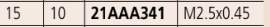 Mitutoyo 21AAA341 Flat Point Extension Rod, Ø15mm - Premium Flat Point Extension Rod from MITUTOYO - Shop now at Yew Aik.
