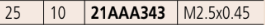 Mitutoyo 21AAA343 Flat Point Extension Rod, Ø25mm - Premium Flat Point from MITUTOYO - Shop now at Yew Aik.