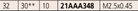 Mitutoyo 21AAA348 Carbide Flat Point Extension Rod 30 x 32 x 10mm - Premium Flat Point from MITUTOYO - Shop now at Yew Aik.