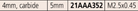 Mitutoyo 21AAA352 Carbide Ball Point Extension Rod, Ø4 x 7.3mm - Premium Ball Point from MITUTOYO - Shop now at Yew Aik.