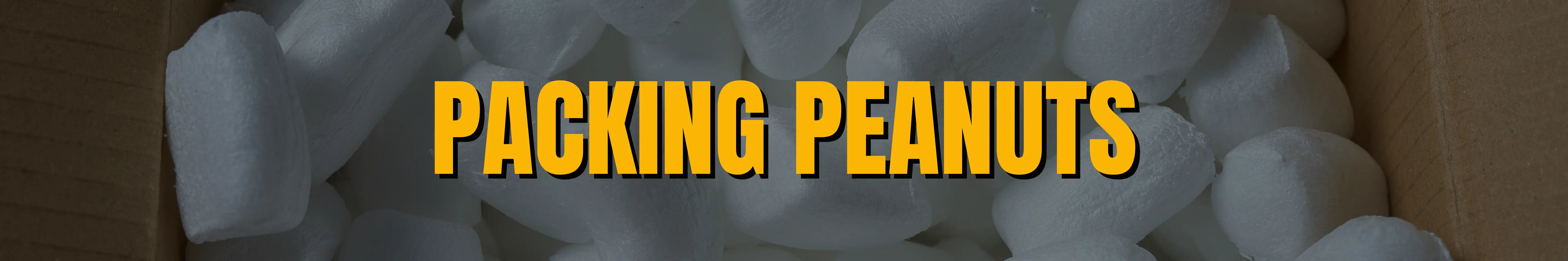 Packing peanuts banner