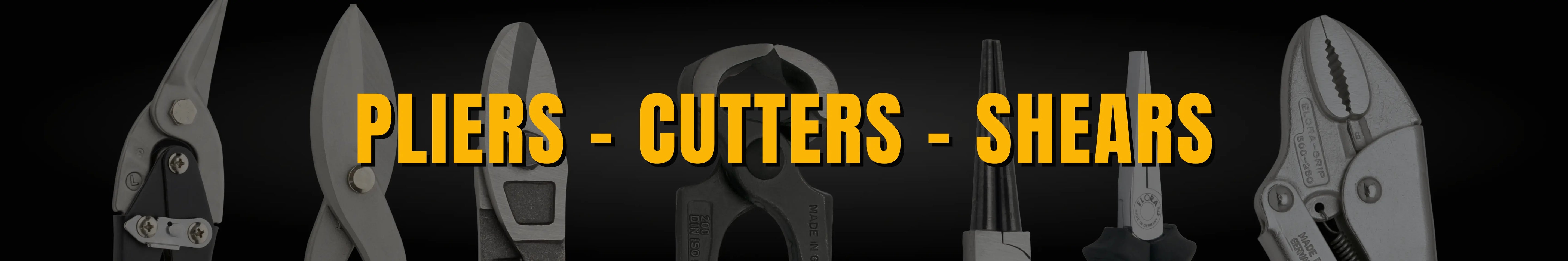 Pliers, cutters, and shears banner
