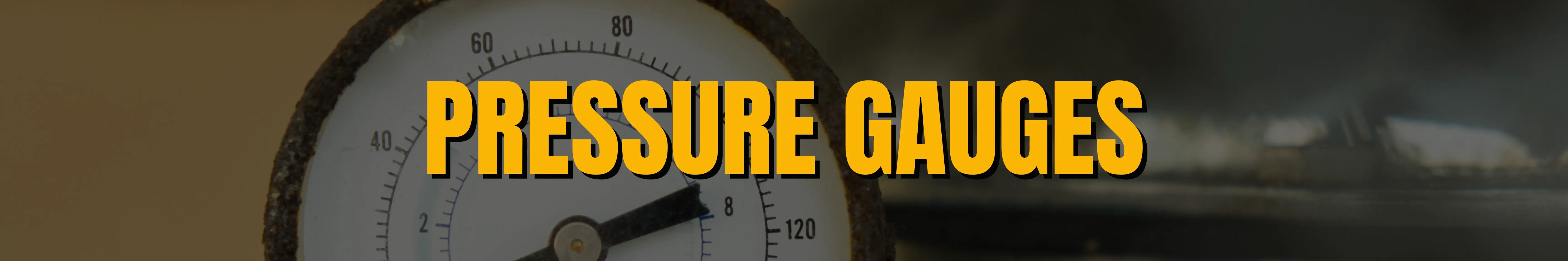 Pressure gauges banner