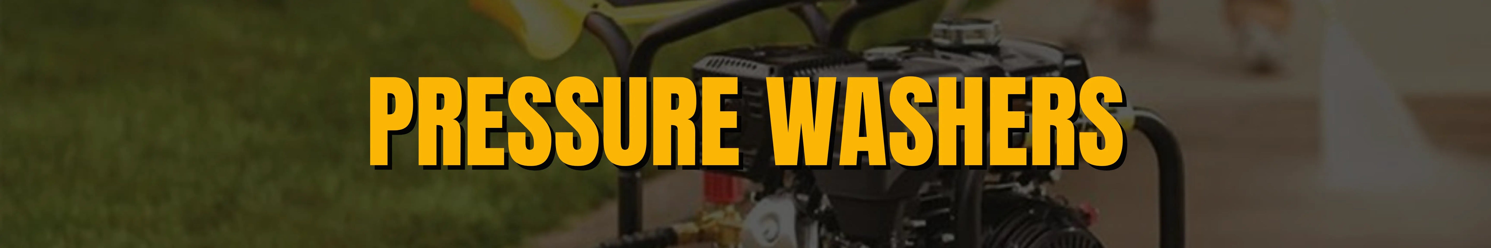 Pressure washer banner