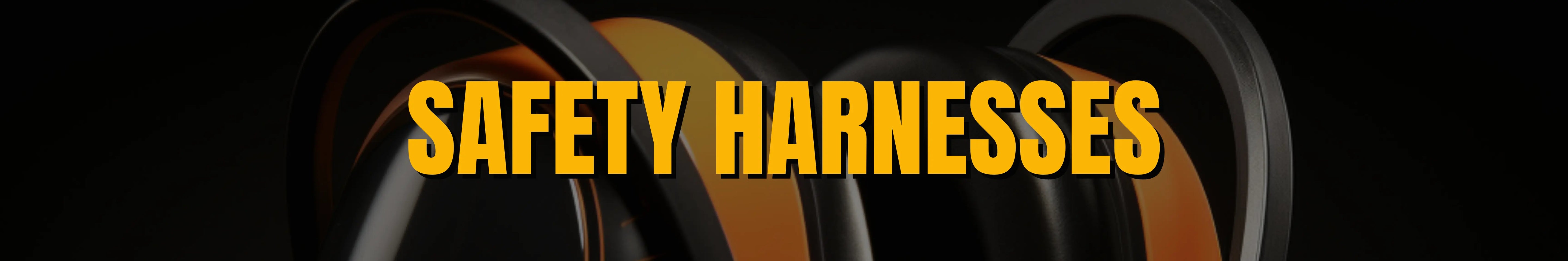 Safety harnesses banner