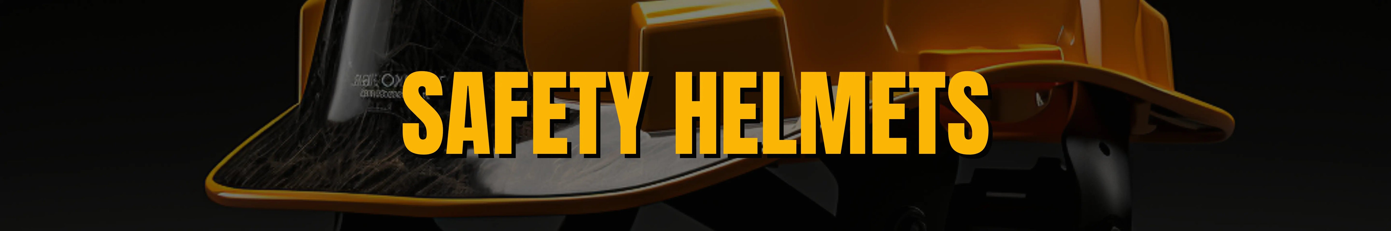 Safety helmets banner
