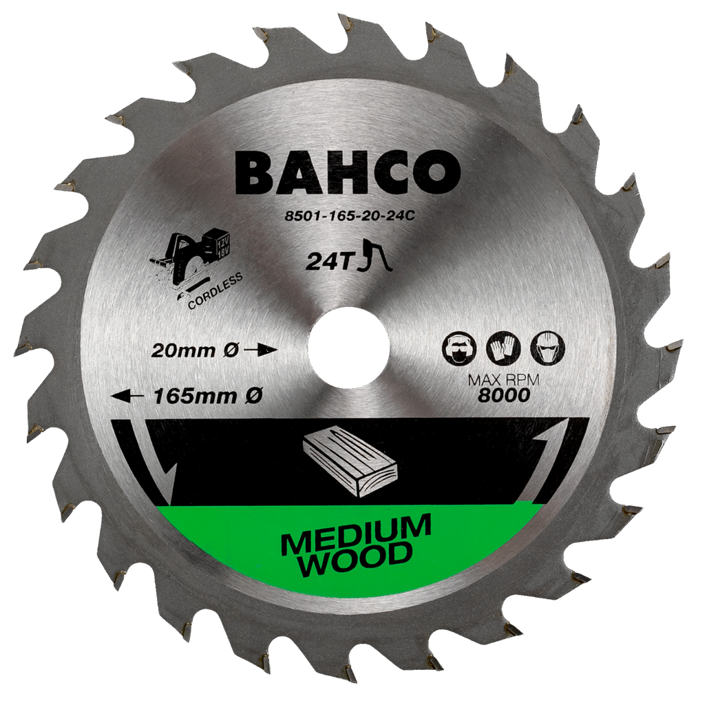 BAHCO 8501-C Circular Saw Blade For Cordless Saws In Wood - Premium Circular Saw Blade from BAHCO - Shop now at Yew Aik.