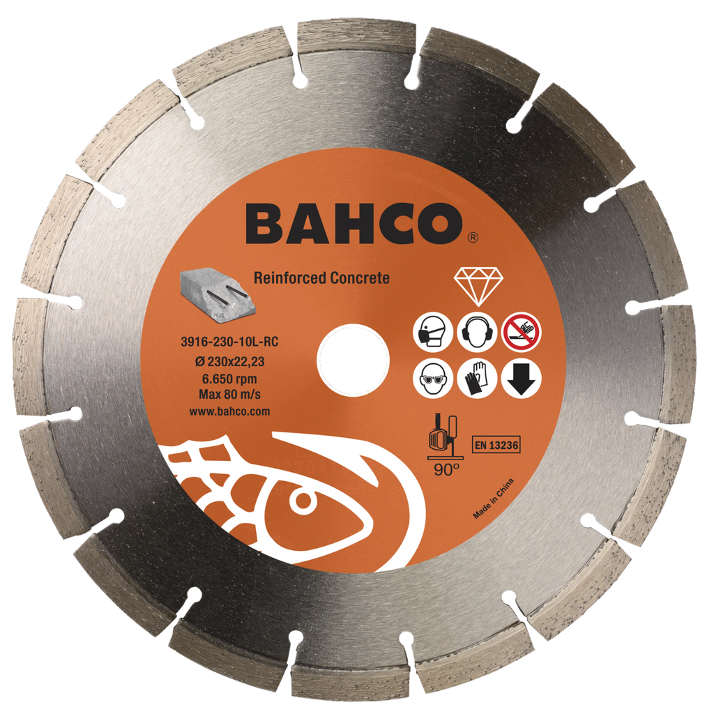 BAHCO 391-DIAM_RC Abrasive Diamond Cutting Disc For Concrete - Premium Cutting Disc from BAHCO - Shop now at Yew Aik.