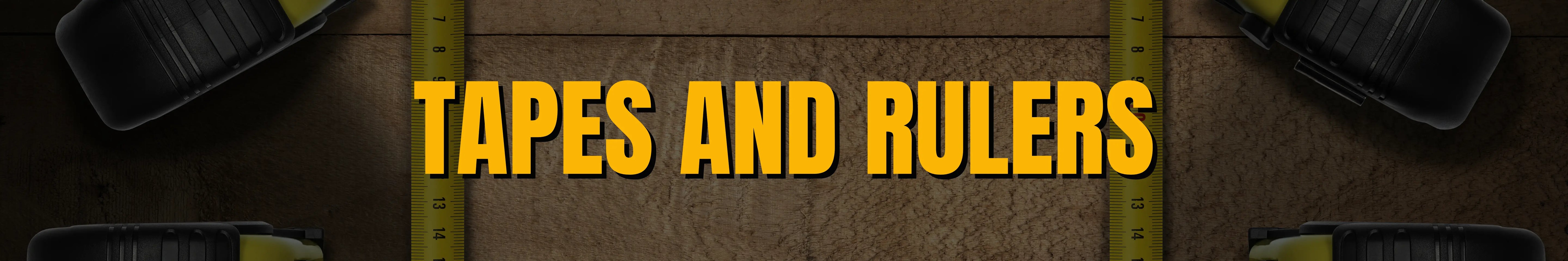 Tapes and rulers banner