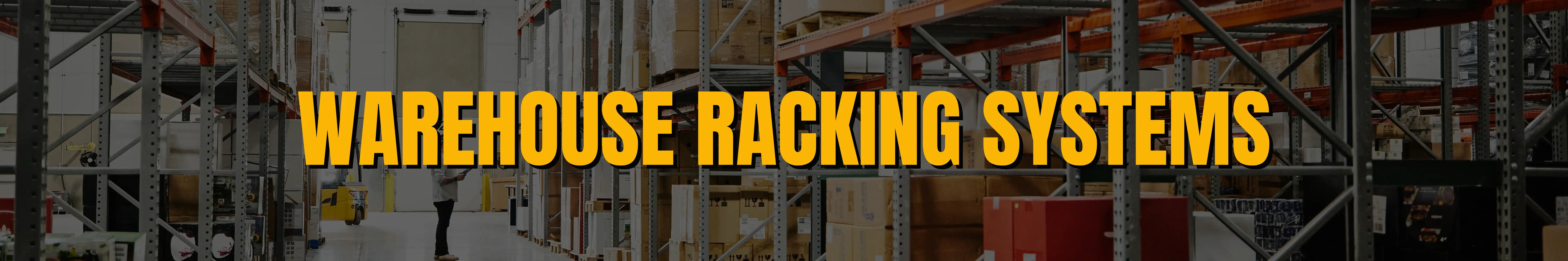 Warehouse racking systems banner
