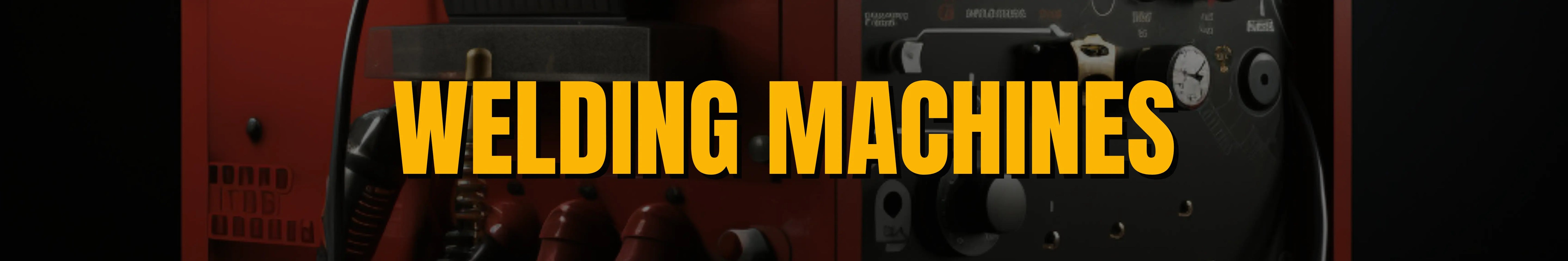 Welding machine banner