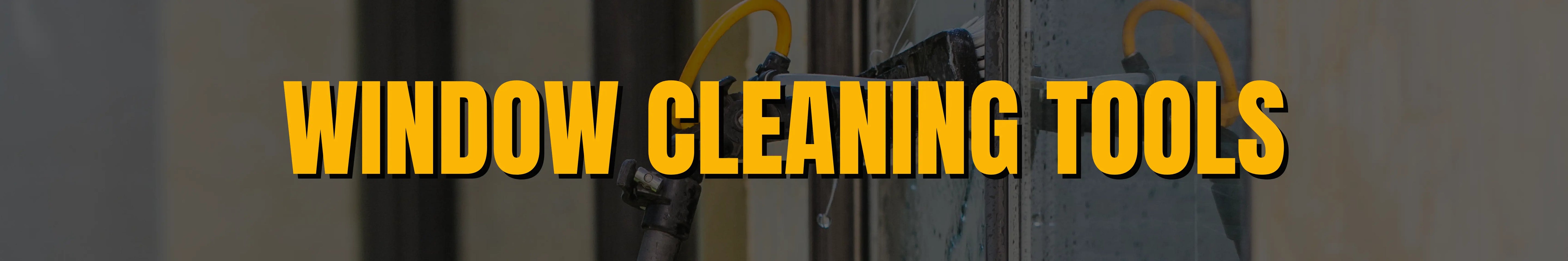 Window cleaning tools banner