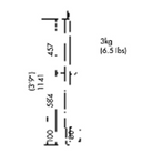 YEW AIK 21062 Handrail Post IC-1 (YEW AIK Tools) - Premium Handrail Post from YEW AIK - Shop now at Yew Aik.
