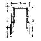 YEW AIK 21080 Scaffolding Walk Thru Frame R-1219 - Premium Scaffolding Walk Thru Frame from YEW AIK - Shop now at Yew Aik.