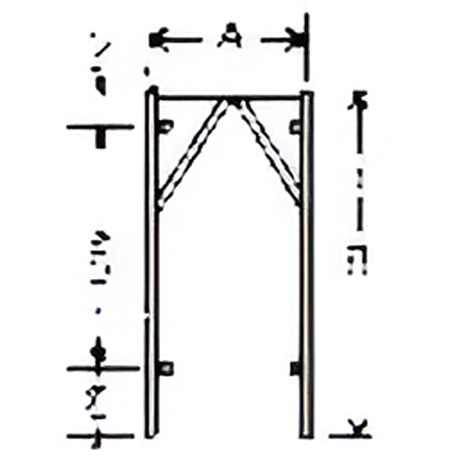 YEW AIK 21085 Scaffolding Walk Thru Frame R-762F - Premium Scaffolding Walk Thru Frame from YEW AIK - Shop now at Yew Aik.