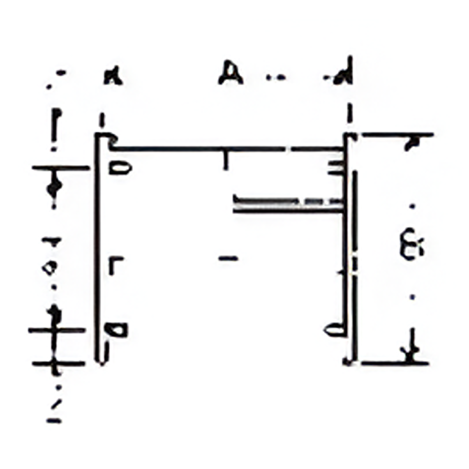 YEW AIK 21090 Scaffolding End Frame R-1212L - Premium Scaffolding End Frame from YEW AIK - Shop now at Yew Aik.