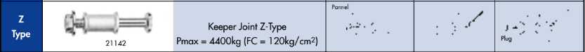 YEW AIK 21142 Keeper Joint Z-Type (Thread Dia W 1/2) - Premium Keeper Joint from YEW AIK - Shop now at Yew Aik.