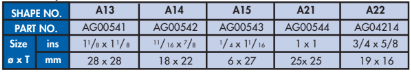 YEW AIK A13 - A15/21/22 Mounted Points Shapes Shank Diameter 6mm - Premium Mounted Points from YEW AIK - Shop now at Yew Aik.