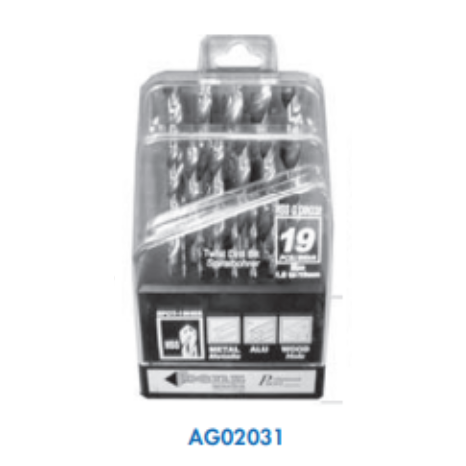 YEW AIK AG02031 High Speed Jobber Drill Set 19 pcs - Premium High Speed Jobber Drill Set from YEW AIK - Shop now at Yew Aik.