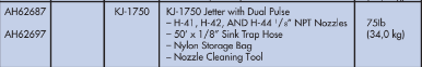 YEW AIK AH62687 Drain Cleaner Model Model JK-1750-C - Premium Drain Cleaner from YEW AIK - Shop now at Yew Aik.