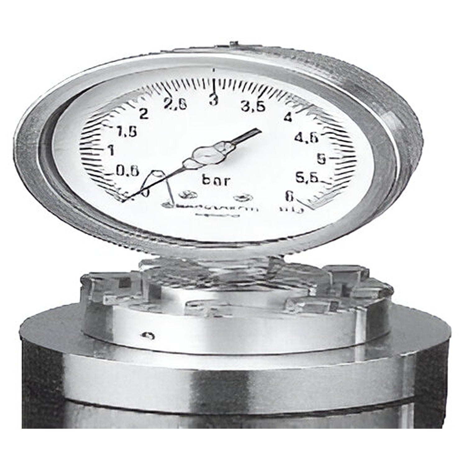 YEW AIK AK 00091 Pressure Gauge Back Connection Liquid Filled - Premium Pressure Gauge from YEW AIK - Shop now at Yew Aik.