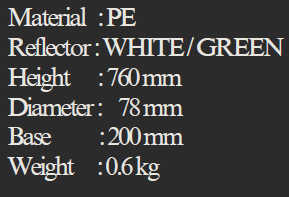 YEW AIK Bollard PE Height 760mm Dia 78mm (YEW AIK Tools) - Yew Aik (S) Pte Ltd