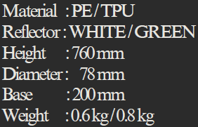 YEW AIK Bollard PE/TPU Height 760mm Dia 78mm (YEW AIK Tools) - Yew Aik (S) Pte Ltd
