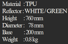 YEW AIK Bollard TPU Height 760mm Dia 78mm (YEW AIK Tools) - Yew Aik (S) Pte Ltd