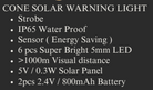 YEW AIK Cone Solar Warning Light Strobe (YEW AIK Tools) - Yew Aik (S) Pte Ltd