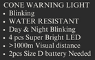 YEW AIK Cone Warning Light Blinking (YEW AIK Tools) - Yew Aik (S) Pte Ltd