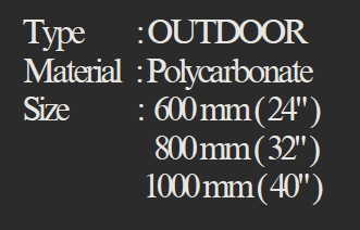 YEW AIK Convex Mirror Outdoor Polycarbonate (YEW AIK Tools) - Yew Aik (S) Pte Ltd
