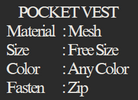YEW AIK Pocket Vest Mesh Any Color (YEW AIK Tools) - Yew Aik (S) Pte Ltd