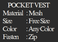 YEW AIK Pocket Vest Mesh Any Color (YEW AIK Tools) - Yew Aik (S) Pte Ltd