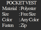 YEW AIK Pocket Vest Polyester (YEW AIK Tools) - Yew Aik (S) Pte Ltd