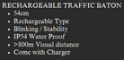 YEW AIK Rechargeable Traffic Buton 54cm (YEW AIK Tools) - Yew Aik (S) Pte Ltd
