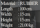 YEW AIK Rubber Dock Bumper 100cm Length (YEW AIK Tools) - Yew Aik (S) Pte Ltd