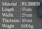 YEW AIK Rubber Dock Bumper 33cm Length (YEW AIK Tools) - Yew Aik (S) Pte Ltd