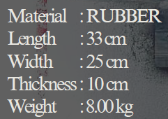 YEW AIK Rubber Dock Bumper 33cm Length (YEW AIK Tools) - Yew Aik (S) Pte Ltd