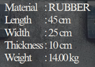 YEW AIK Rubber Dock Bumper 45cm Length (YEW AIK Tools) - Yew Aik (S) Pte Ltd