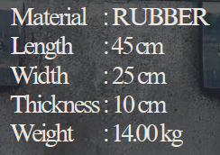YEW AIK Rubber Dock Bumper 45cm Length (YEW AIK Tools) - Yew Aik (S) Pte Ltd