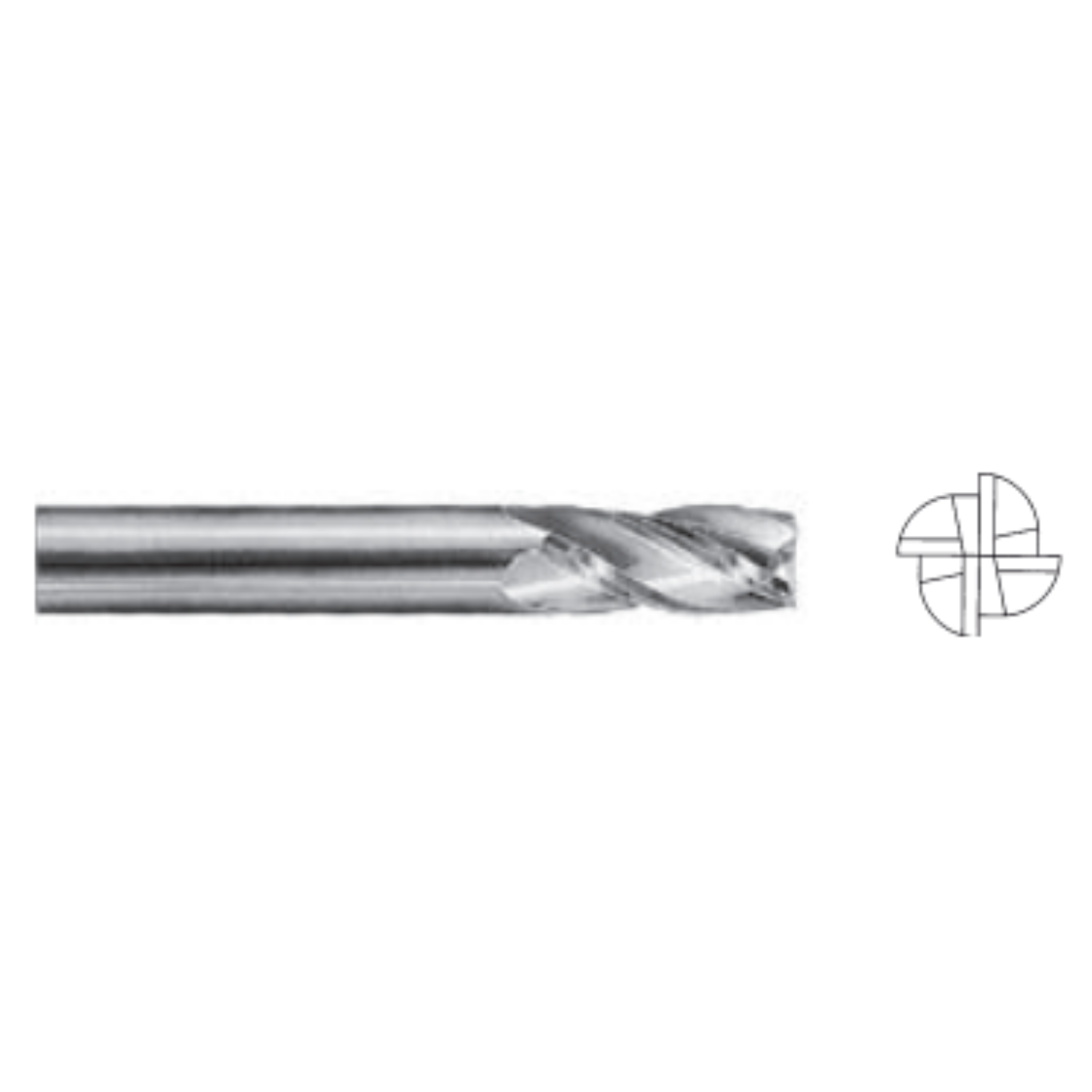 YEW AIK Series 114 Four Flute End Mill (YEW AIK Tools) - Premium Four Flute End Mill from YEW AIK - Shop now at Yew Aik.