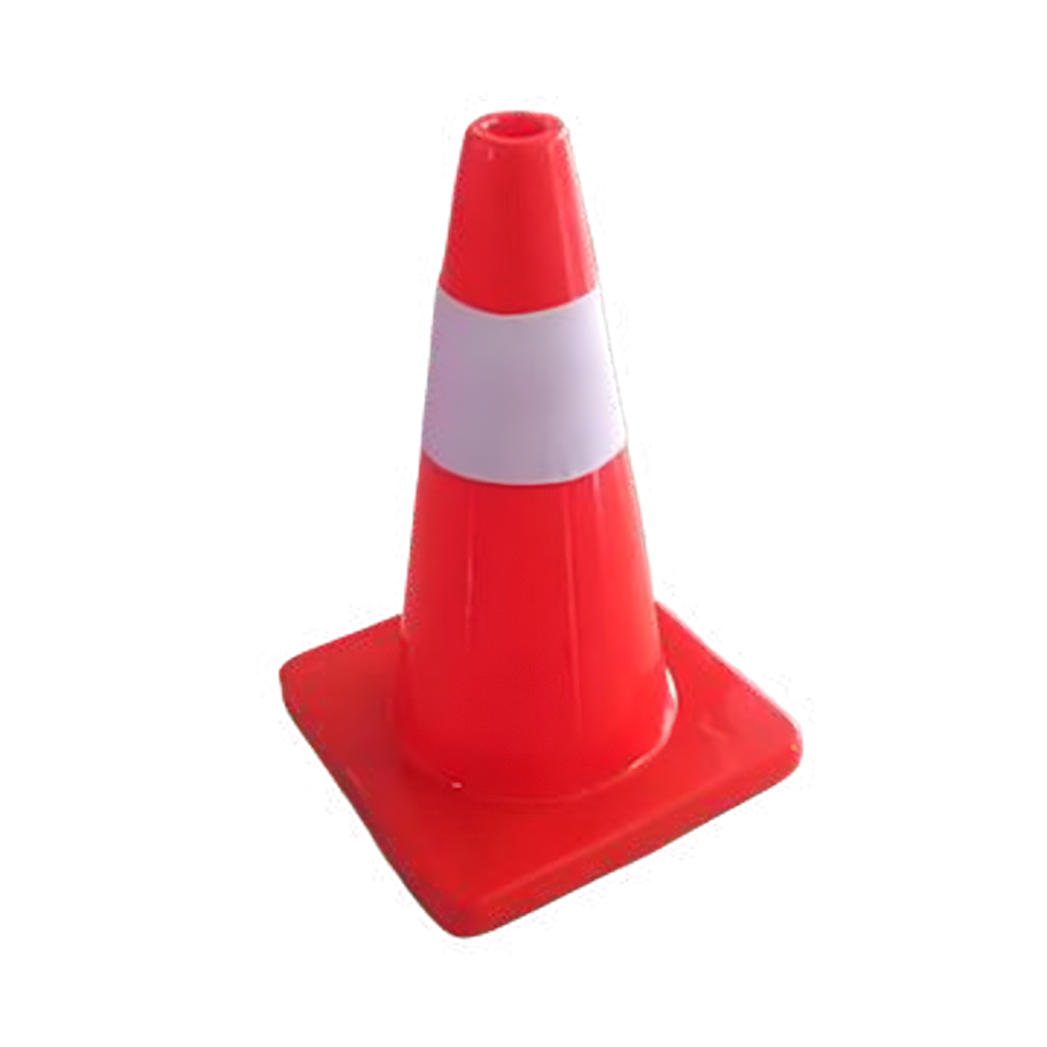 YEW AIK Traffic Cone PVC Height 45cm 27x27cm (YEW AIK Tools) - Yew Aik (S) Pte Ltd
